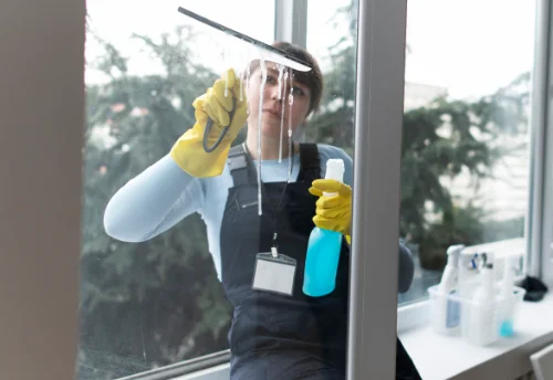 Nettoyage de vitres intérieures et extérieures à Ambrault